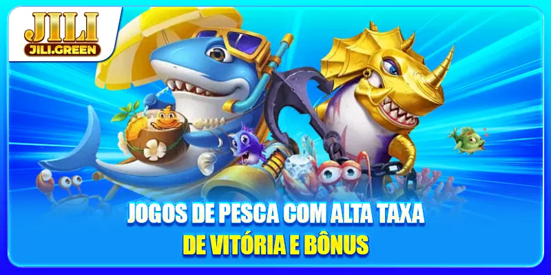 Jogos de pesca com alta taxa de vitória e muitos bônus