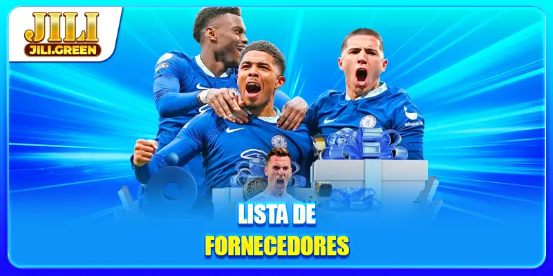 Lista de Fornecedores