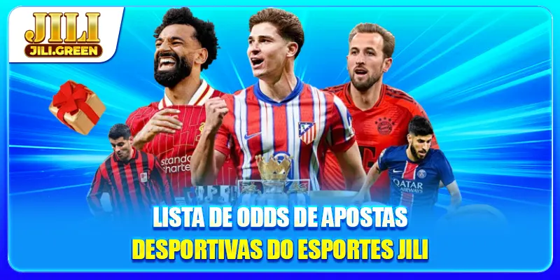Lista de odds de apostas desportivas do esportes JILI