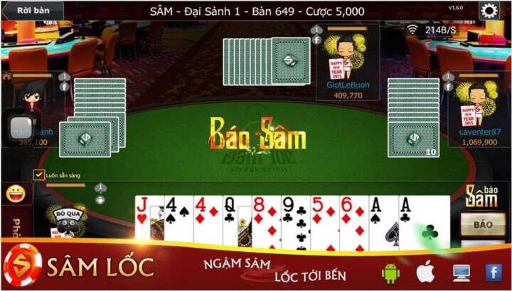 Chiến thuật chơi Game bài sâm lốc trăm trận trăm thắng 