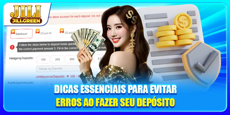 Dicas essenciais para evitar erros ao fazer seu depósito