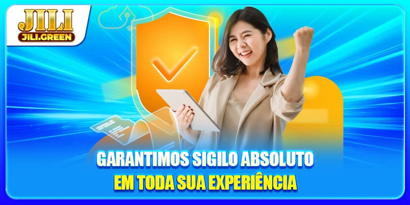 Garantimos sigilo absoluto em toda sua experiência
